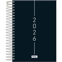 Agenda 2026 Foroni cliff preto 117x164mm 176 folhas