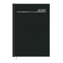 Agenda 2026 Redoma Costurada Diária Safira Preta 138x200mm Agenda 2026 Redoma Costurada Diária Safira Preta 138x200mm