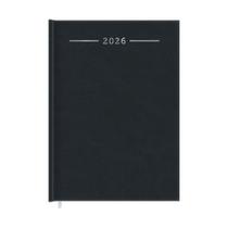 Agenda 2026 Redoma Costurada Semanal Saragoza Preta 19,5x27cm Agenda 2026 Redoma Costurada Semanal Saragoza Preta 19,5x27cm