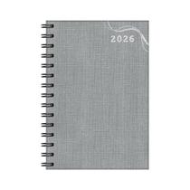 Agenda 2026 Redoma diária granada 138x200mm com 384 folhas Agenda 2026 Redoma diária granada 138x200mm com 384 folhas