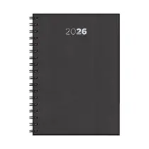 Agenda 2026 Redoma Espiral Semanal Diamante Preta 170x240mm Agenda 2026 Redoma Espiral Semanal Diamante Preta 170x240mm