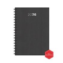 Agenda 2026 Redoma semanal diamante preto 170x240mm 176fls