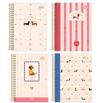 Agenda 2027 Brownie Capa Dura Espiral 160 Folhas 110 X 154 MM Pacote com 04 Agenda 2027 Brownie Capa Dura Espiral 160 Folhas 110 X 154 MM Pacote com 04