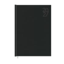 Agenda 2027 Redoma Costurada Semanal Coral Preta 17x24cm