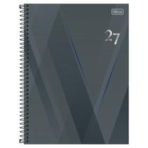 Agenda 2027 Spot espiral M9 grande capa dura Tilibra Cor:Cinza Agenda 2027 Spot espiral M9 grande capa dura Tilibra Cor:Cinza