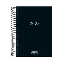 Agenda 2027 Tilibra Espiral Executiva Diária Napoli Preta 176 Folhas 129x187mm Agenda 2027 Tilibra Espiral Executiva Diária Napoli Preta 176 Folhas 129x187mm