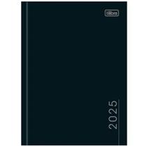 Agenda Anotação 123x166mm Brochura 160fl Lembrete Preto 2025