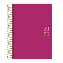 Agenda anual espiral napoli feminina 176 folhas 2026 tilibra