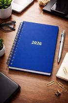 Agenda Aspiral 2026 Para Organização Diária Cor:Azul Agenda Aspiral 2026 Para Organização Diária Cor:Azul