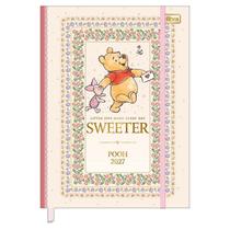 Agenda costurada 2027 M7 Pooh 176 folhas Tilibra Cor:Sweeter