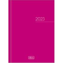 Agenda Costurada Diária Pepper Rosa M4 2023 - Tilibra