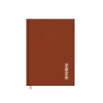 Agenda Costurada Positano Marrom 123mm x 166mm 2026 - Foroni