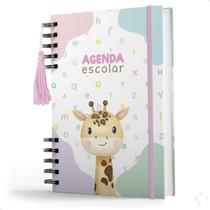 Agenda Creche Infantil Capa Dura Minha Rotina Menina Girafa Agenda Creche Infantil Capa Dura Minha Rotina Menina Girafa