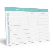 Agenda de refeições Sweetzer & Orange Weekly Pink 25x18cm com ímã Agenda de refeições Sweetzer & Orange Weekly Pink 25x18cm com ímã