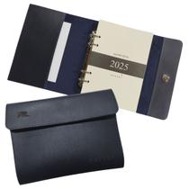 Agenda Diária 2025 107-R Personalizada Raffai Couros