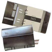 Agenda Diária 2025 108-R Personalizada Raffai Couros