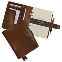 Agenda Diária 2026 190-R Personalizada Raffai Couros Agenda Diária 2026 190-R Personalizada Raffai Couros