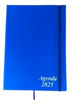 Agenda Diária Anual 2025 Brochura Star Plus - Azul Celeste