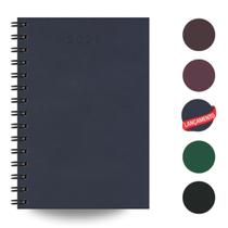 Agenda Diaria Cristal Espiral Clássica Redoma Comercial