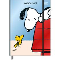 Agenda Diária Snoopy Super Decorada Costurada 2027 - Tilibra - Agenda Diária Snoopy Super Decorada Costurada 2027 - Tilibra -