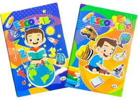Agenda Escolar Infantil Capa Dura Meninos 64 Folhas
