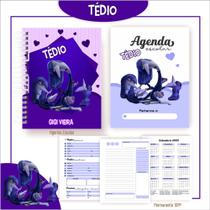 Agenda Escolar Personalizada 2025 Divertidamente - Tédio