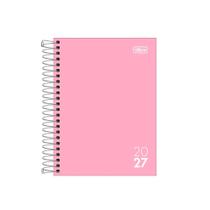 Agenda Espira Zip Colors M4 2027 Rosa - Tilibra Agenda Espira Zip Colors M4 2027 Rosa - Tilibra