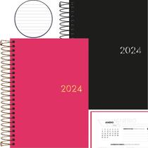 Agenda espiral 10 unidade 2024 Napoli M5 planejamento Tilibra