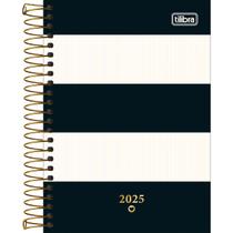 Agenda Espiral 2025 Diária Decorada West Village 176 Folhas 12,9 x 18,7cm M5 Tilibra