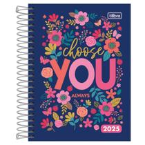 Agenda Espiral D+ Feminina 2025 11,7 x 16,4cm M4 TILIBRA