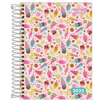 Agenda Espiral D+ Feminina 2025 11,7 x 16,4cm M4 TILIBRA