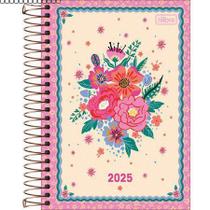 Agenda Espiral Diária M6 14 X 20 Cm Le Vanile 2025 Tilibra