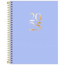 Agenda Espiral Executiva Diária Vanilla 2025 17,7 x 24cm TILIBRA
