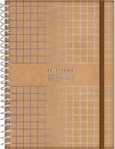 Agenda espiral free planner permanente cd 242x150mm 192pgs kraft gold jandaia Agenda espiral free planner permanente cd 242x150mm 192pgs kraft gold jandaia