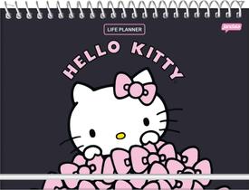 Agenda Espiral Life Planner Hello Kitty Preta 104 Folhas - JANDAIA