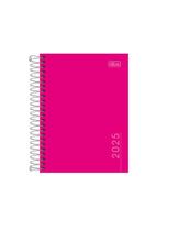 Agenda espiral pepper rosa m4 tilibra 2025