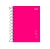 Agenda espiral pepper rosa m4 tilibra 2025