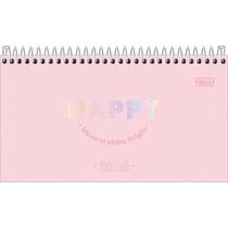 Agenda Espiral Semanal 16,7 x 8,9 cm Happy 2026 - Rosa