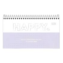 Agenda Espiral Semanal Tilibra 167x89mm Happy - Sortido