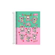 Agenda Espiral Spice Feminina Coala M3 2027 - Tilibra