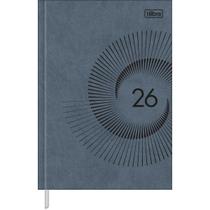 Agenda Executiva Costurada Diária 14,5 x 20,5 cm Prátika Cores 2026 - Azul