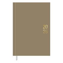 Agenda Executiva Costurada Diária Napoli 2026 - Bege - Tilibra