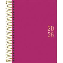 Agenda Executiva Diária 12,09 x 18,7 cm Napoli Feminina 2026