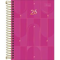 Agenda Executiva Espiral Diária 12,9 x 18,7 cm Spot Feminina 2026 Tilibra (SKU 12947)