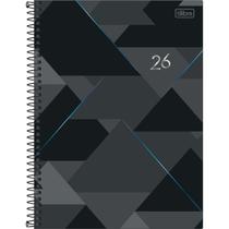 Agenda Executiva Espiral Diária 20 x 27,5 cm Spot 2026 - Preta e Azul