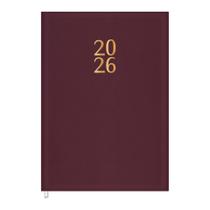 Agenda Executiva Torino Costurada Diária 2026 - Vinho - Tilibra