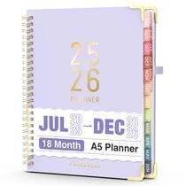 Agenda Forvencer Academic 2025-2026 18 meses 6x8 roxa