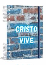 Agenda Gospel Cristã 2024 - Cristo Vive - A5 2024 - Um Versículo em Todos os Dias