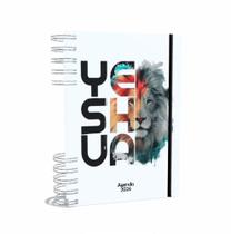 Agenda Gospel Cristã 2024 Datada - Yeshua- A5 2024 - Um Versículo em Todos os Dias