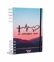 Agenda Gospel Cristã 2024 - fé, esperança e amor - A5 2024 - Um Versículo em Todos os Dias